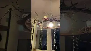 DIY Люстра из ИВЫ