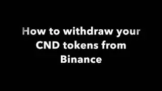 How to withdraw your Tokens from Binance Exchange