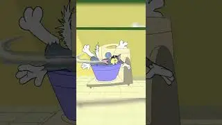 Tom ve Jerry evi birbirine katıyor! 😂 #tomvejerry #shorts