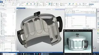 Сахарница в T-FLEX CAD
