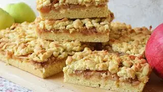 The perfect pastry for tea! 😍Grated apple pie | apples pie
