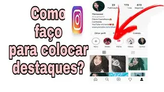 Como colocar destaque no Instagram !!