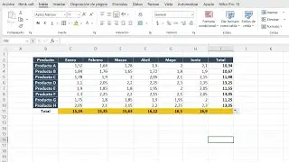 Como sumar en excel