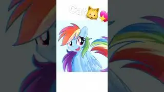 my little pony rainbow dash EDIT(Cat🐱💖)