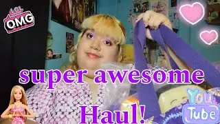 Super Awesome Haul! 🤗💖🛍️ #loldolls #lolomg #barbie #cds #squishmallows