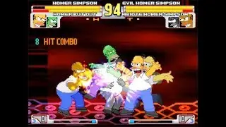 SK MUGEN Special - Attack of Homer Simpson Clones!!!