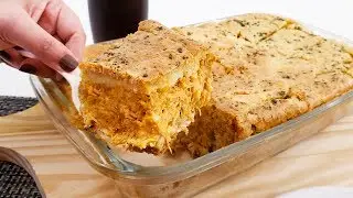CREAMY CHICKEN PIE MADE IN BLENDER | EASY AND FAST TO DO!