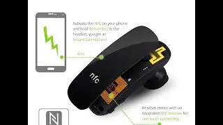 Vida IT BH803 Bluetooth Headset - one touch NFC technology