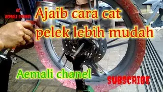 Cara cat bodi & peleg motor lebih mudah & gampang (cat bar bar)