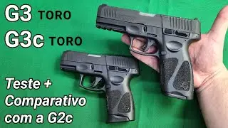 G3 e G3c TORO - Teste e Comparativo com G2c. Valem a pena? Novas 9mm Nacionais para Porte Velado