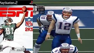 ESPN NFL 2K5 PS2 Throwback | New England Patriots vs Indianapolis Colts | CPU vs CPU