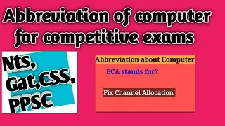 Abbreviation of computer || Part 4 @Yttutorialspoint