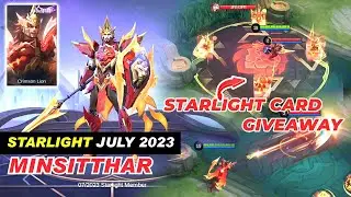 Starlight Card Giveaway | Minsitthar July Starlight | MLBB