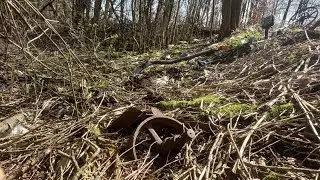 Находим отличный металл на перекопанной  деревне!!!