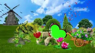 Chroma key wedding green screen frame | wedding green screen video download | Love green screen Vfx