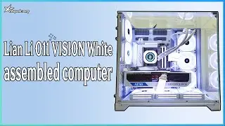 PC Build | 7950X3D Lianli O11 VISION a white-assembled computer (7950X3D + RTX4090)