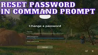Reset Windows 11 password at command prompt