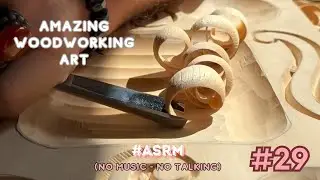 The Art of Woodworking ASMR: 2024's Most Relaxing Compilation (No Talking, No Music)
