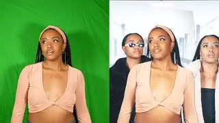 how to edit green screen visuals (the making of DUH)