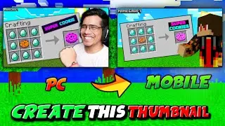 How To Make Thumbnail Like @AnshuBisht In Mobile | SUPER COOKIES