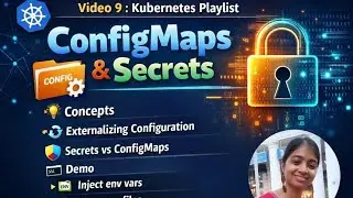Video 9: Kubernetes Playlist - ConfigMaps & Secrets