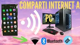 Como compartir Internet de mi Teléfono Celular Android a mi PC Laptop Por WIFI/ Bluetooth/Cable USB