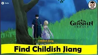 Speak to Childish Jiang | Find Childish Jiang | A Little Game | Genshin Impact | NJMH