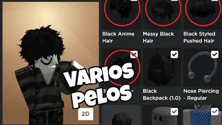 😈COMO PONER VARIOS PELOS EN TU AVATAR DE ROBLOX EN COMPUTADORA😈