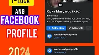 PAANO I - LOCK ANG FACEBOOK PROFILE 2024