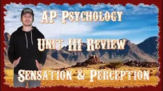 AP Psychology: Unit III Review - Sensation and Perception (Check Comments for Updated Video)