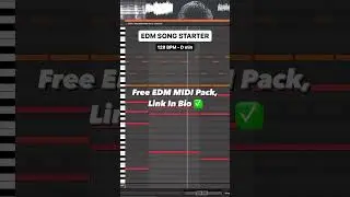 Rate This Melody 🎹 - Free EDM MIDI Pack  #producer #musicproducer #flstudio