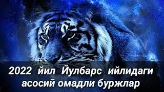 2022 йил Йулбарс ийлидаги асосий омадли буржлар