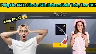 pubg lite M416 glacier redeem code today 😍 | pubg lite redeem code today 😇