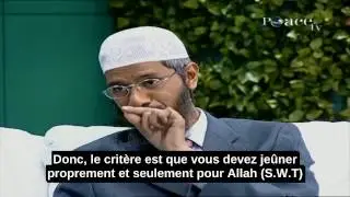 Pourquoi Les Gens Pèchent Si Les Diables Sont Enchaînés Pendant Ramadhan?-Zakir Naik