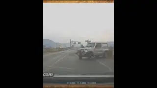 When on bald rubber! CAR CRASH! Dash cam! #shorts