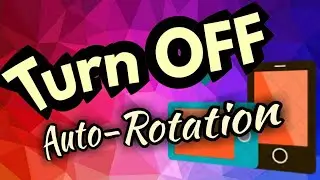 How to turn OFF auto rotation in Redmi Xiaomi MIUI Phone