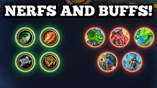 NERFS AND BUFFS TEASED! Three WARLOCK nerfs! Druid NERFED AGAIN! FOUR CLASSES BUFFED!