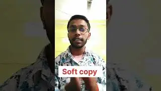 Hard copy and soft copy in Difference