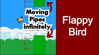 Flappy Bird Using JavaScript | Adding Moving Infinite Pipe Obstacles | (part 2) Hindi