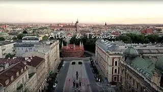 Zwiastun filmu weselnego - kościół Floriana i Hotel Europejski Kraków