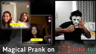 I gave her a Magical ring Ometv| The Masked | #funny #memes #ometv #magic #themasked