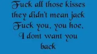 fuck you i dont want you back lyrics