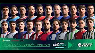 FacePack Textures From PES 21 For FC 24 By FJR | TU6