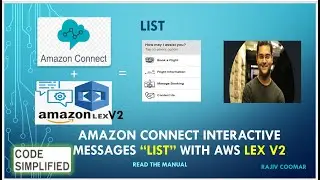AWS Lex V2 with Amazon Connect Interactive Messages : “LIST” | Code Simplified