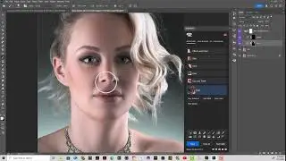 Retouch Pro Panel Hair Enhancement Tools In Photoshop (Subtitles in 7 languages)
