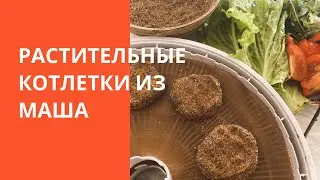 Растительные котлетки из маша