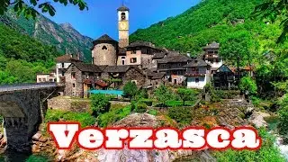 Прекрасные деревни в долине реки Верзаска. Beautiful Valley Verzasca.
