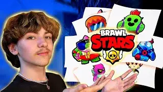 J'ai dessiné tous les brawlers ! (Brawl Stars)