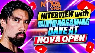 MiniWarGaming Dave Interview with Aaron. #miniwargaming #warhammer #warhammercommunity #Novaopen