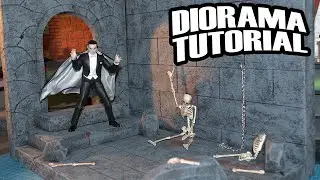 COMO HACER UN DIORAMA CALABOZO TUTOTIAL | ESPECIAL HALLOWEEN
